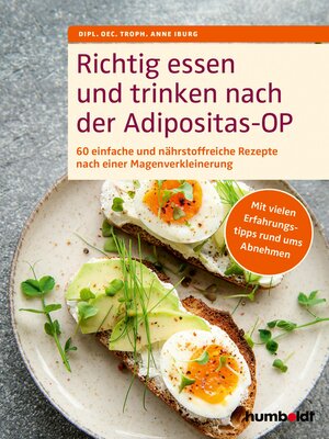cover image of Richtig essen und trinken nach der Adipositas-OP
